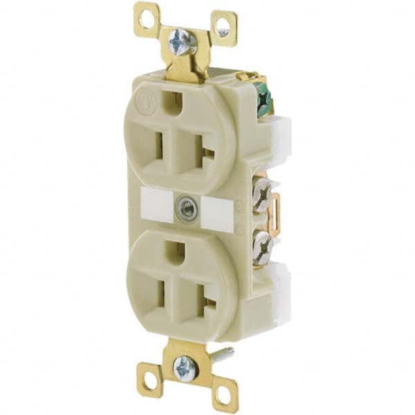 Bryant Electric - Straight Blade Receptacles Receptacle Type: Duplex Receptacle Grade: Industrial - Strong Tooling