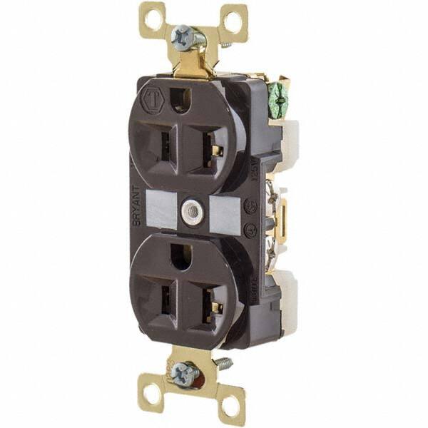 Bryant Electric - Straight Blade Receptacles Receptacle Type: Duplex Receptacle Grade: Industrial - Strong Tooling