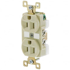 Bryant Electric - Straight Blade Receptacles Receptacle Type: Duplex Receptacle Grade: Industrial - Strong Tooling