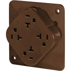 Bryant Electric - Straight Blade Receptacles Receptacle Type: Fourplex Receptacle Grade: Hospital - Strong Tooling