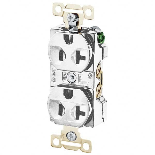 Bryant Electric - Straight Blade Receptacles Receptacle Type: Duplex Receptacle Grade: Industrial - Strong Tooling