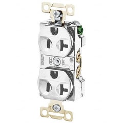 Bryant Electric - Straight Blade Receptacles Receptacle Type: Duplex Receptacle Grade: Industrial - Strong Tooling