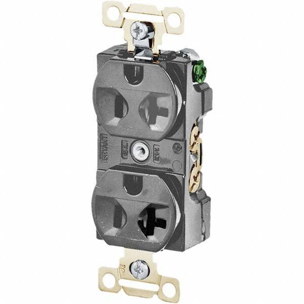 Bryant Electric - Straight Blade Receptacles Receptacle Type: Duplex Receptacle Grade: Industrial - Strong Tooling