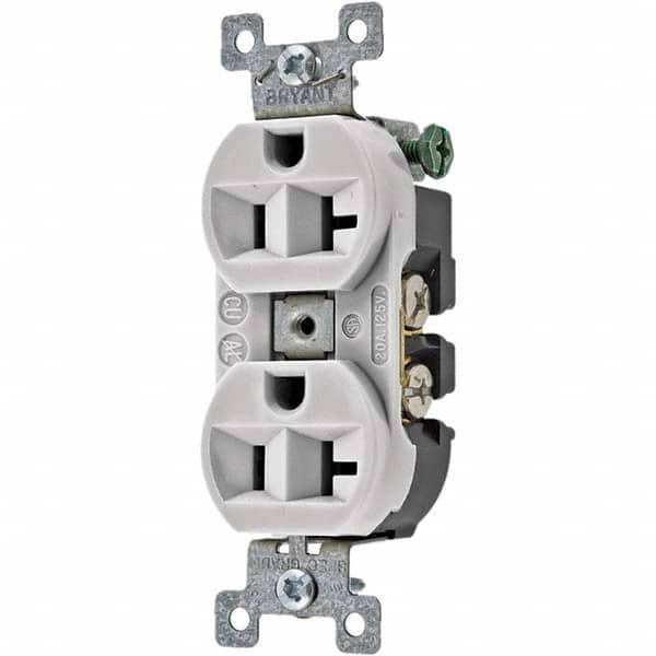 Bryant Electric - Straight Blade Receptacles Receptacle Type: Duplex Receptacle Grade: Specification - Strong Tooling