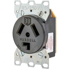 Bryant Electric - Straight Blade Receptacles Receptacle Type: Single Receptacle Grade: Industrial - Strong Tooling