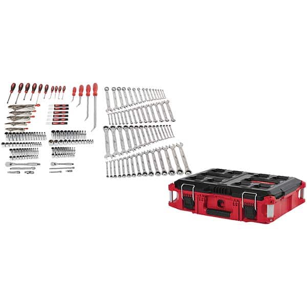 Milwaukee Tool - Combination Hand Tool Sets Tool Type: Mechanic's Tool Set Number of Pieces: 191.000 - Strong Tooling