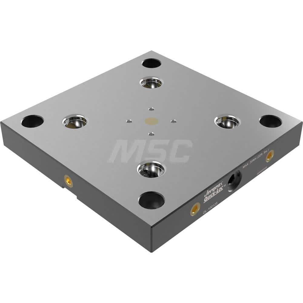 Fixture Plates; Overall Width (mm): 192; Overall Height: 27 mm; Overall Length (mm): 192.00; Plate Thickness (Decimal Inch): 27.0000; Material: Alloy Steel; Number Of T-slots: 0; Centerpoint To End: 96.00; Parallel Tolerance: 0.0005 in; Overall Height (De