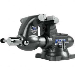 Wilton - Bench & Pipe Combination Vises Jaw Width (Inch): 6-1/2 Jaw Opening Capacity (Inch): 4-1/4 - Strong Tooling