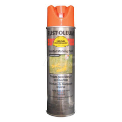 15 fl oz Orange Marking Paint 300' to 350' Coverage at 1-1/2″ Wide, Solvent-Based Formula