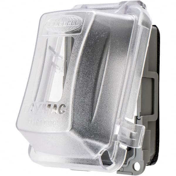 Hubbell Wiring Device-Kellems - Weatherproof Box Covers Cover Shape: Rectangle Number of Holes in Outlet: 1 - Strong Tooling