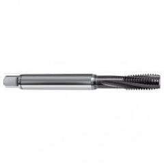 M8x0.75 4HX 3-Flute Cobalt Semi-Bottoming 10 degree Spiral Flute Tap-TiAlN - Strong Tooling
