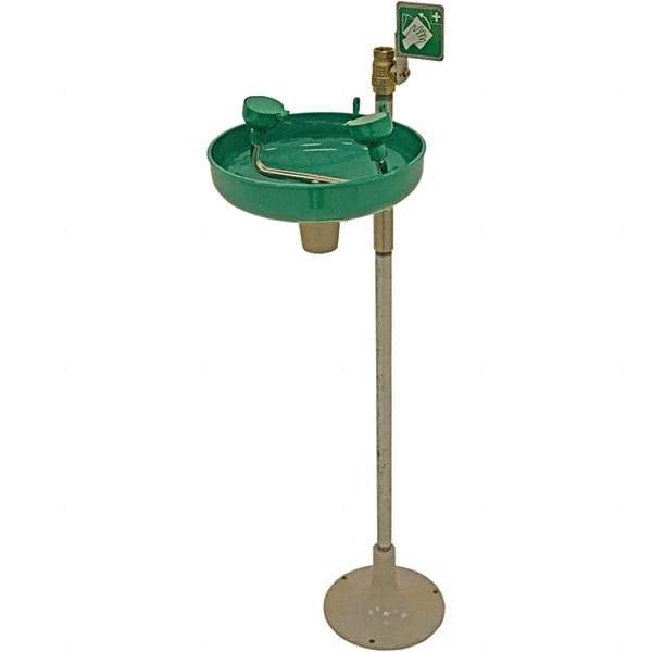 Haws - 11" Wide x 40" High, Pedestal Mount, Plastic Bowl, Eyewash Station - 5 GPM Flow Rate - Strong Tooling