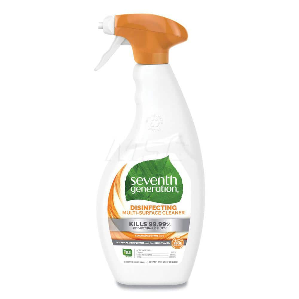 All-Purpose Cleaner: 26 gal Trigger Spray Bottle, Disinfectant Liquid, Lemongrass Citrus Scent