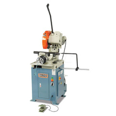 Cold Saws; Machine Style: Manual; Blade Diameter (Inch): 14; Material Compatibility: Non-Ferrous; Number of Cutting Speeds: 2; Blade Speeds (RPM): 52; Minimum Speed (RPM): 26.00; Maximum Speed (RPM): 52.00; Phase: 3; Mitering: Yes; Solid Round Capacity at