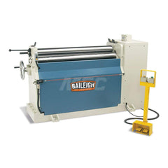 Slip Rolls; Machine Type: Floor; Power Type: Hydraulic; Maximum Forming Width (Inch): 48; Maximum Mild Steel Capacity (Decimal Inch): 0.1500; Maximum Mild Steel Capacity (Gauge): 9; Minimum Forming Radius (Inch): 7-1/8; Phase: 3; Horsepower (HP): 3; Volta