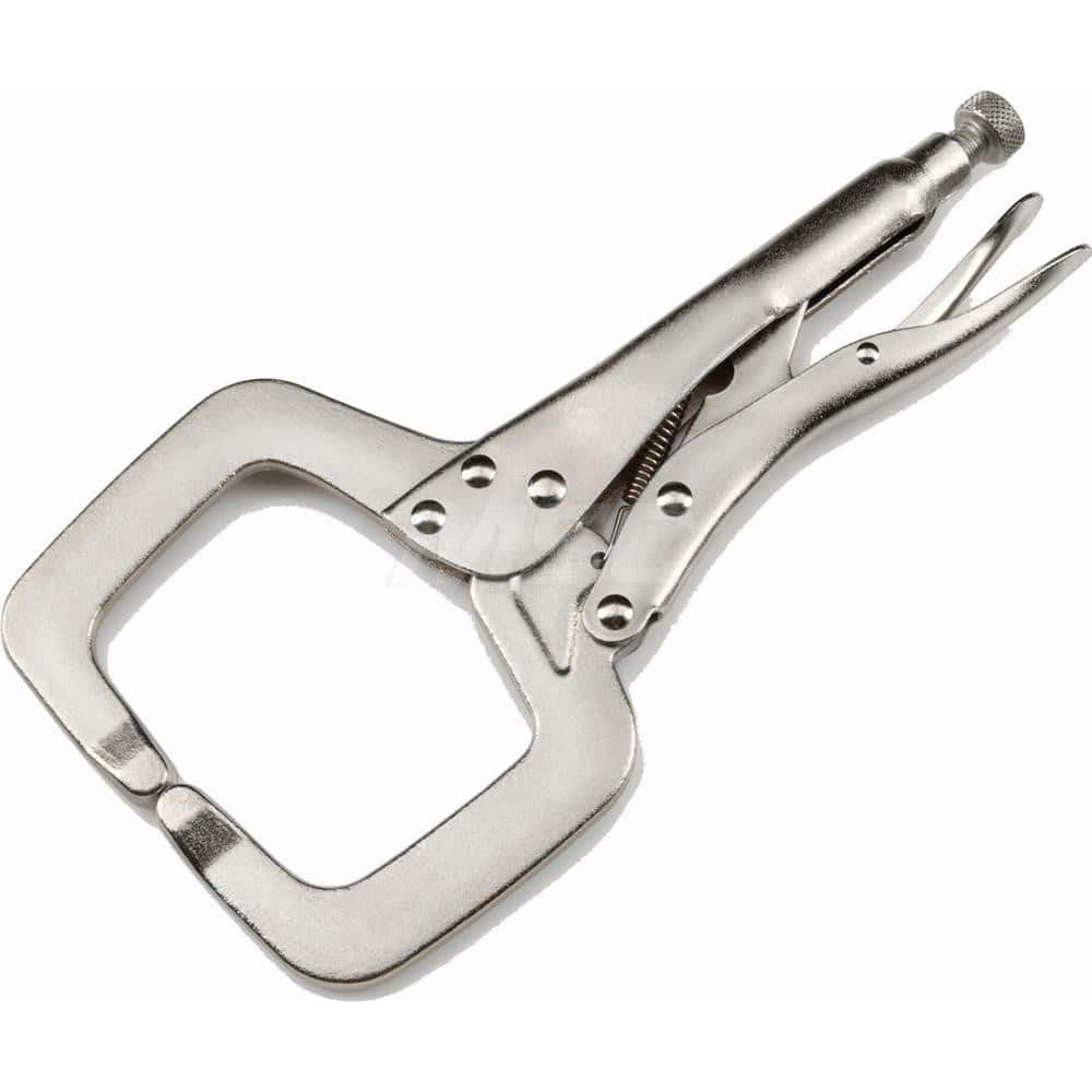 Locking Plier: 11'' OAL, C-Clamp Jaw