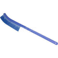 Scrub & Scouring Brushes; Type: Cleaning & Finishing Brush; Food Service Brush; Scrub Brush; Bristle Material: Polyester; Brush Width: .50; Resistance Features: Oil Resistant; Water Resistant; Block/Handle Material: Plastic; Color: Blue; Bristle Type: Sof