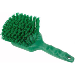 Scrub & Scouring Brushes; Type: Scrub Brush; Bristle Material: Polyester; Brush Width: 3; Resistance Features: Chemical Resistant; Oil Resistant; Acid Resistant; Water Resistant; Block/Handle Material: Plastic; Color: Green; Bristle Type: Stiff; Brush Are