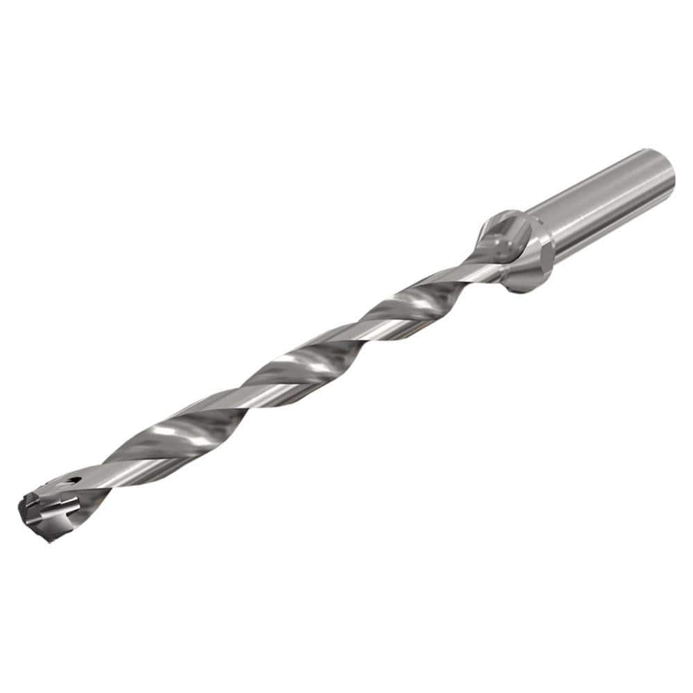 Replaceable Tip Drill: 1.26 to 1.296'' Drill Dia, 15.35″ Max Depth, 1.25'' Straight-Cylindrical Shank Uses ICP Inserts, 20.33 mm OAL, Through Coolant