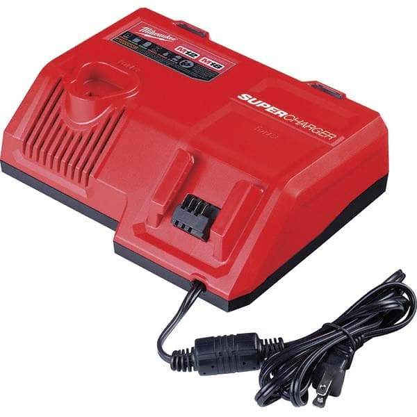 Milwaukee Tool - Power Tool Chargers Voltage: 18; 12 Battery Chemistry: Lithium-Ion - Strong Tooling