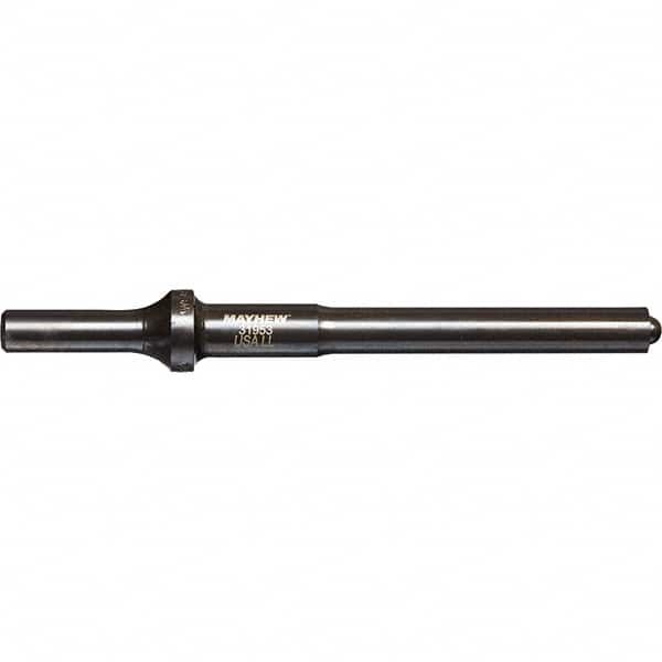 Mayhew - 7/16" Head Width, 6" OAL, Roll Pin Punch - Round Drive, Round Shank, Steel - Strong Tooling