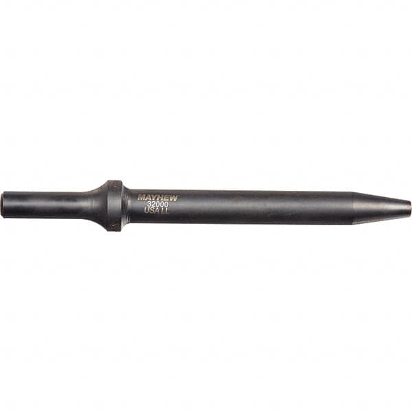 Mayhew - 6" OAL, Tapered Punch Chisel - Round Drive, Round Shank, Steel - Strong Tooling