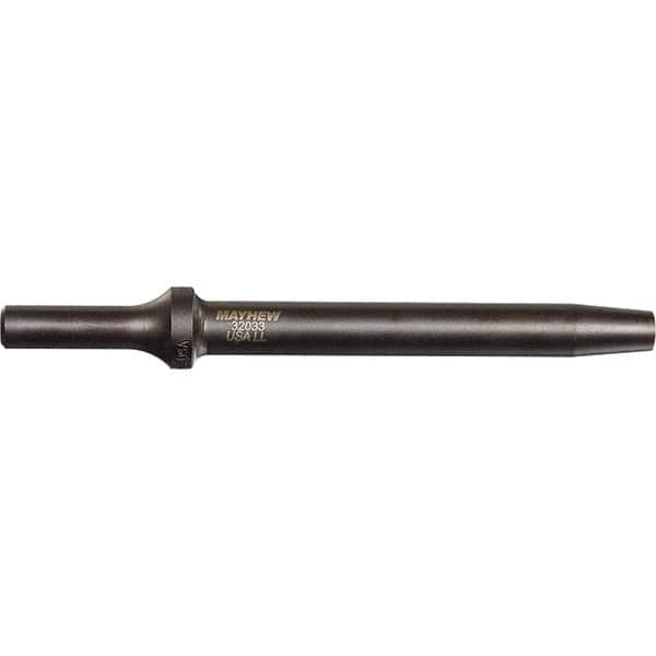 Mayhew - 3/16" Head Width, 6" OAL, Rivet Cutter Chisel - Round Drive, Round Shank, Steel - Strong Tooling