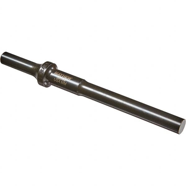 Mayhew - 7/16" Head Width, 6" OAL, Roll Pin Punch - Round Drive, Round Shank, Steel - Strong Tooling