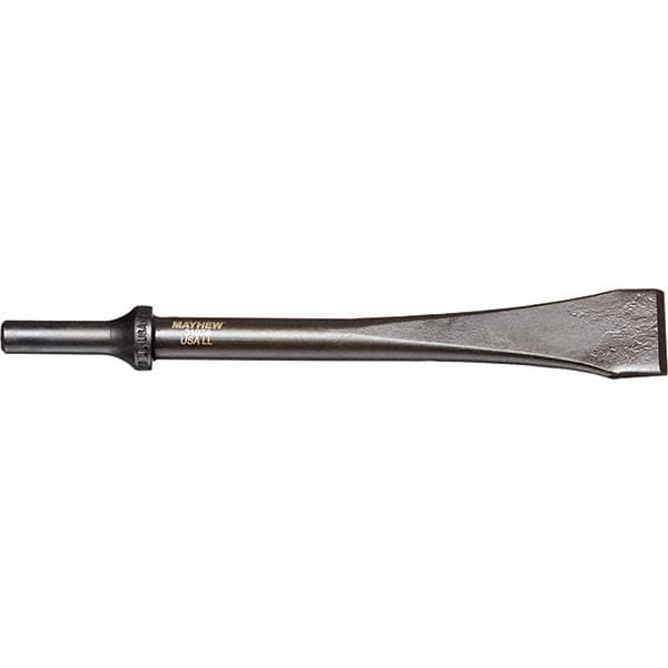 Mayhew - 1-1/8" Head Width, 8" OAL, Scraper Punch - Round Drive, Round Shank, Steel - Strong Tooling