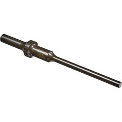 Mayhew - 1/4" Head Width, 6" OAL, Roll Pin Punch - Round Drive, Round Shank, Steel - Strong Tooling