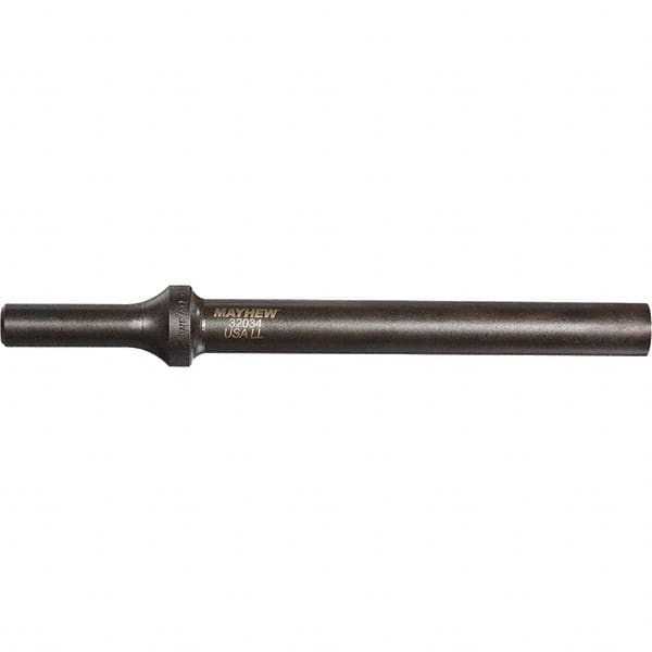 Mayhew - 1/4" Head Width, 6" OAL, Rivet Cutter Chisel - Round Drive, Round Shank, Steel - Strong Tooling