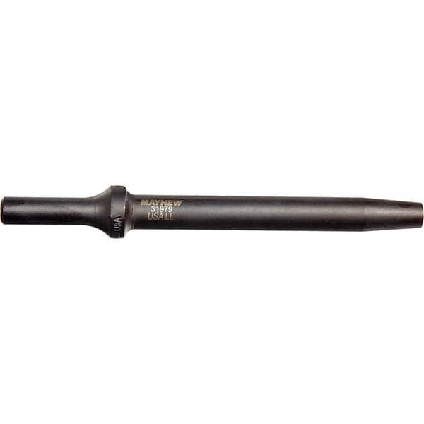 Mayhew - 6" OAL, Tapered Punch Chisel - Round Drive, Round Shank, Steel - Strong Tooling