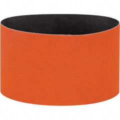 Dynabrade - 3-1/2" Wide x 15-1/2" OAL, 120 Grit, Ceramic Abrasive Belt - Ceramic, Coated, Y Weighted Cloth Backing, Wet/Dry - Strong Tooling