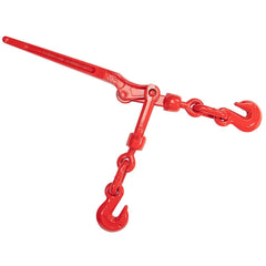 Loadbinders; Type: Lever; Maximum Chain Size (Inch): 0.635 in; Minimum Chain Size (Inch): 0.50 in; Work Load Limit: 13000 lb; Take Up Length: 5.08 in; Fitting Type: Clevis End; Material: Steel; Material: Steel; Maximum Chain Size: 0.635 in; Loadbinder Typ