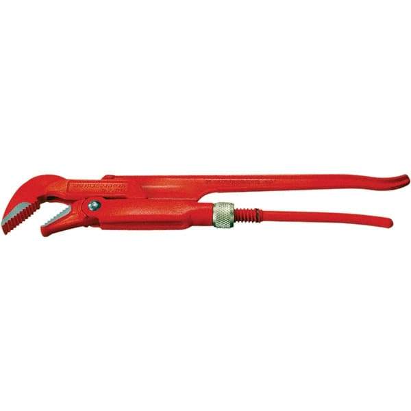 Rothenberger - Pipe Wrenches Type: Corner Pipe Wrench 45 Deg Maximum Pipe Capacity (Inch): 2 - Strong Tooling