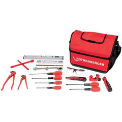 Rothenberger - Combination Hand Tool Sets Tool Type: Plumber's Tool Set Number of Pieces: 13 - Strong Tooling