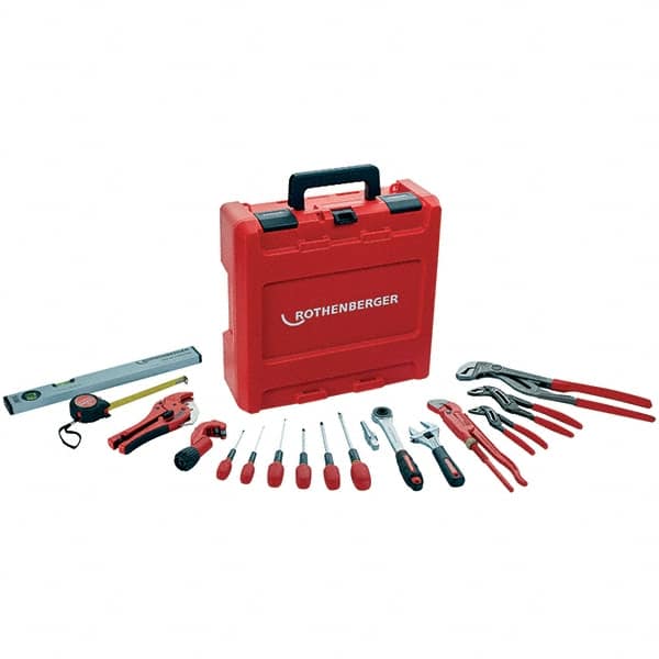 Rothenberger - Combination Hand Tool Sets Tool Type: Plumber's Tool Set Number of Pieces: 18 - Strong Tooling