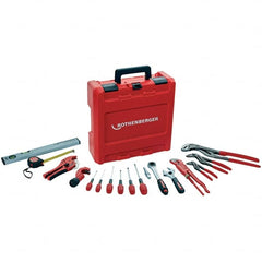 Rothenberger - Combination Hand Tool Sets Tool Type: Plumber's Tool Set Number of Pieces: 18 - Strong Tooling