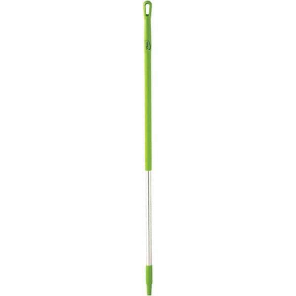 Vikan - 51 x 1-1/4" Aluminum Squeegee Handle - European Threaded Connection, Green - Strong Tooling