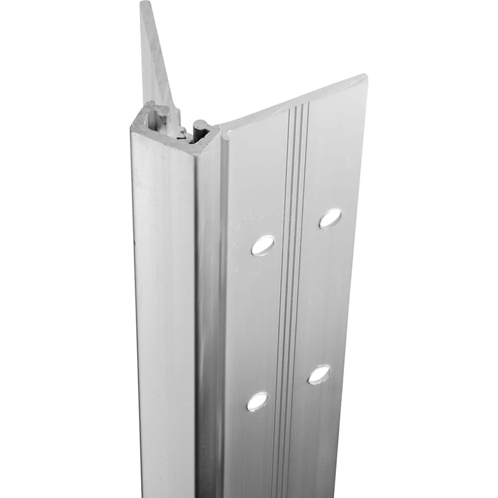 Stanley - Continuous Hinges; Type: Full Mortise ; Mount Type: Full Mortise ; Overall Length (Inch): 83; 83 ; Hinge Material: Aluminum ; Width (Decimal Inch): 4.0938 ; Thickness (Decimal Inch): 0.1120 - Exact Industrial Supply