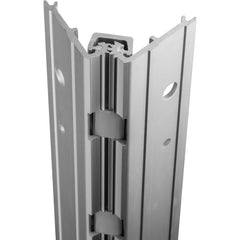 Stanley - Continuous Hinges; Type: Full Surface ; Mount Type: Full Surface ; Overall Length (Inch): 85; 85 ; Hinge Material: Aluminum ; Width (Decimal Inch): 3.4063 ; Thickness (Decimal Inch): 0.1120 - Exact Industrial Supply