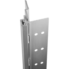 Stanley - Continuous Hinges; Type: Half Surface ; Mount Type: Half Surface ; Overall Length (Inch): 85; 85 ; Hinge Material: Aluminum ; Width (Decimal Inch): 4.7188 ; Thickness (Decimal Inch): 0.1120 - Exact Industrial Supply