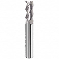 Guhring - 7/16", 1" LOC, 7/16" Shank Diam, 2-3/4" OAL, 3 Flute Solid Carbide Square End Mill - Strong Tooling