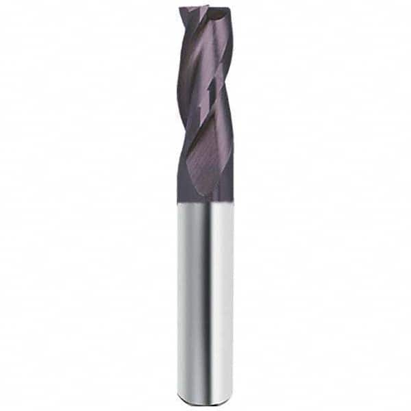 Guhring - 3/4", 1-1/2" LOC, 3/4" Shank Diam, 4" OAL, 3 Flute Solid Carbide Square End Mill - Strong Tooling