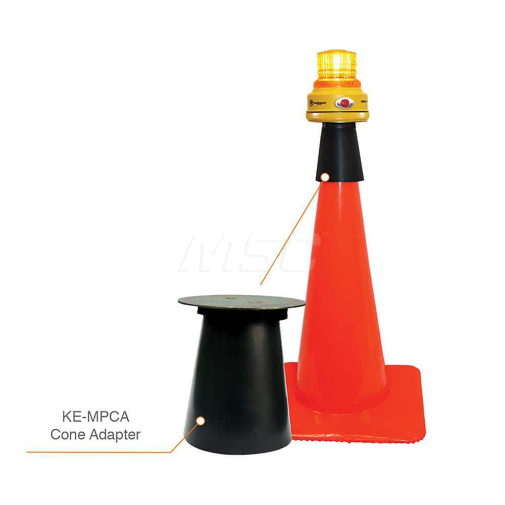 Traffic Cone & Barricade Accessories; Accessory Type: Barricade Light; Recycled Content: 0; Height (Inch): 15.75; Height (Decimal Inch): 15.75; Material: Plastic; Tape Length (Feet): 7.00; For Use With: Barricade Lighting; Length (Inch): 7.00; Type: Barri