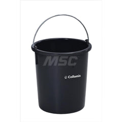 Buckets & Pails; Capacity: 8.00 gal; Bucket Material: Plastic; Style: Pail; Shape: Round; Color: Black; Overall Height (Decimal Inch): 17.0000; Overall Height (Inch): 17; Handle Included: Yes