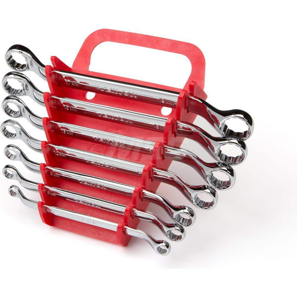 Wrench Set: 7 Pc, Metric Chrome-Plated