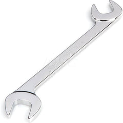 Open End Wrench: Angled & Open End Head, 3/4″ Chrome Moly Finish