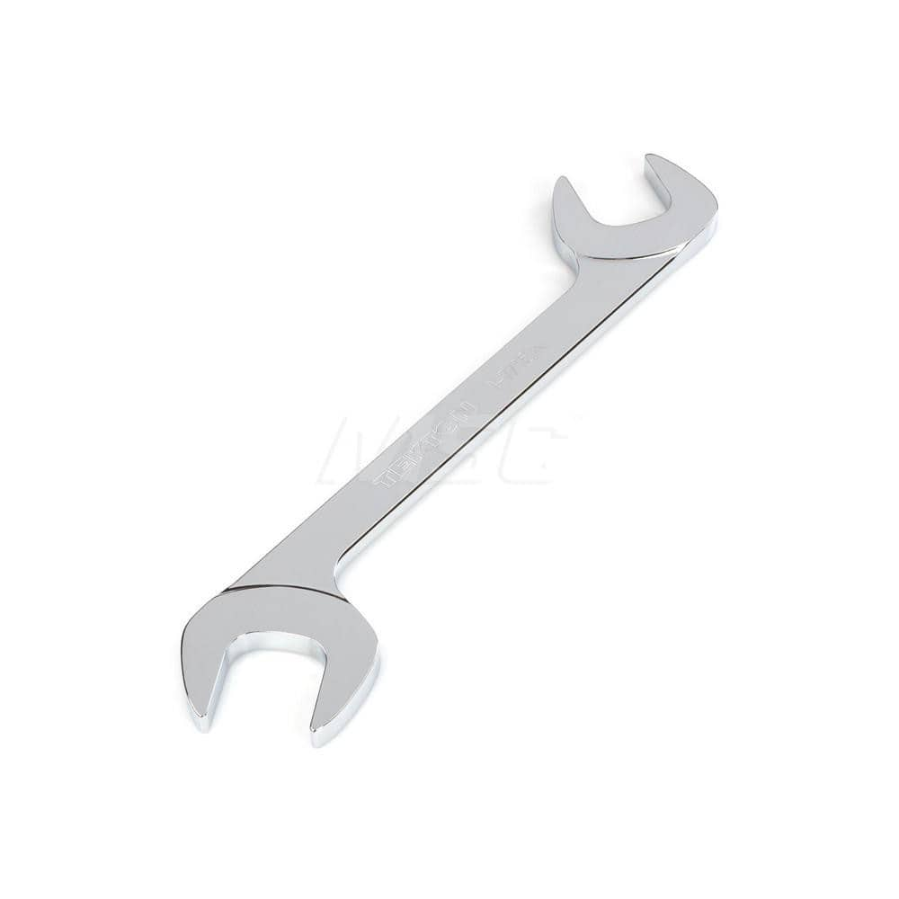 Open End Wrench: Angled & Open End Head, 1-7/16″ Chrome Moly Finish