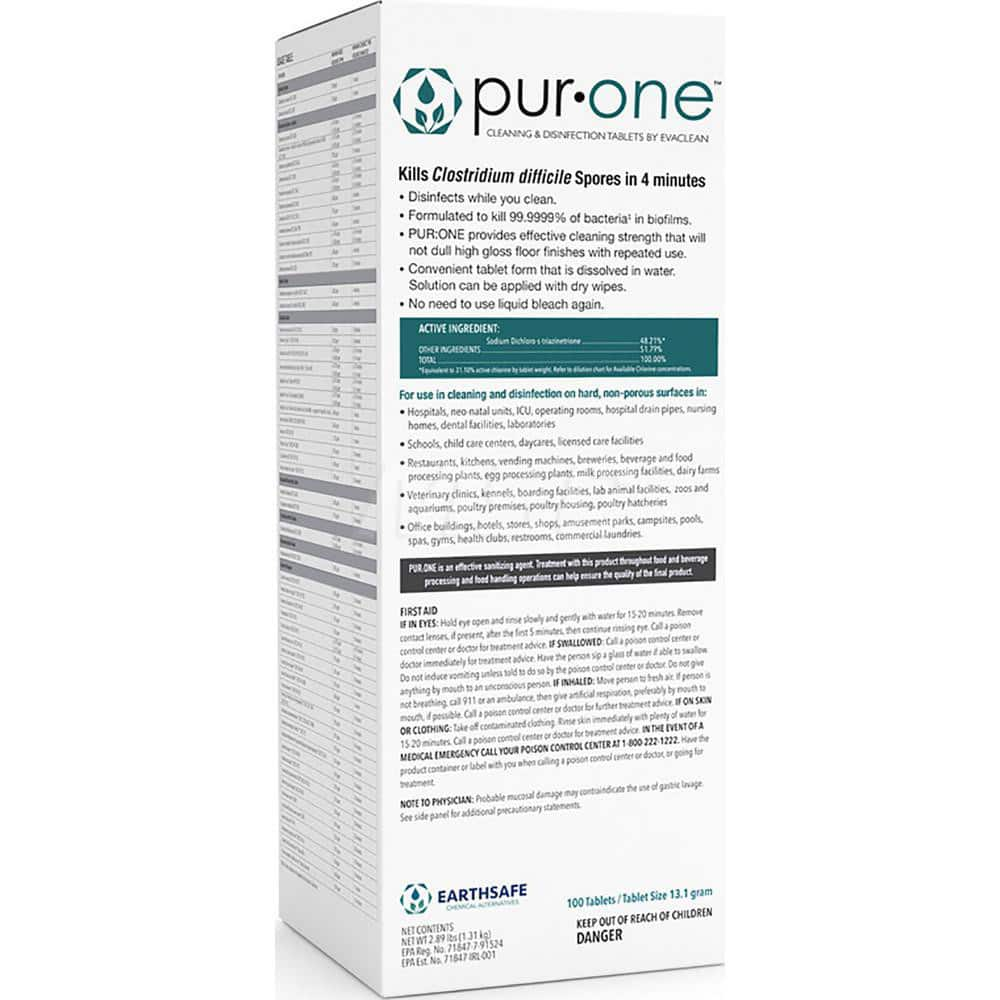 All-Purpose Cleaner: Bag-in-Box, Disinfectant Solid, Light Chlorine Scent